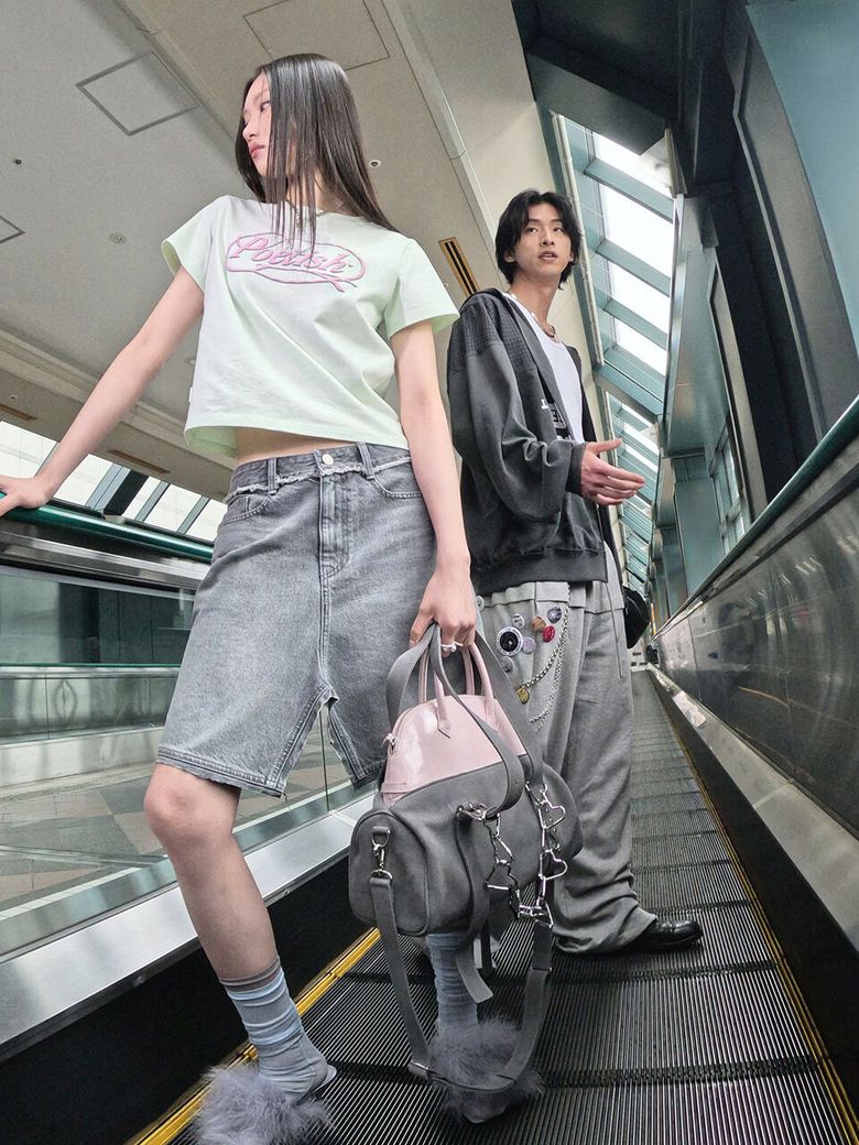 HI-LOW RAW CUT BRUSHED DENIM SKIRT AJ6SS214_11