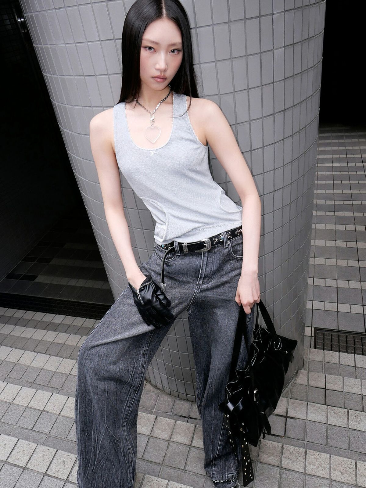 포에티시(POETISH) 2-WAY WAFFLE SLEEVELESS T-SHIRT AW6ME500_12