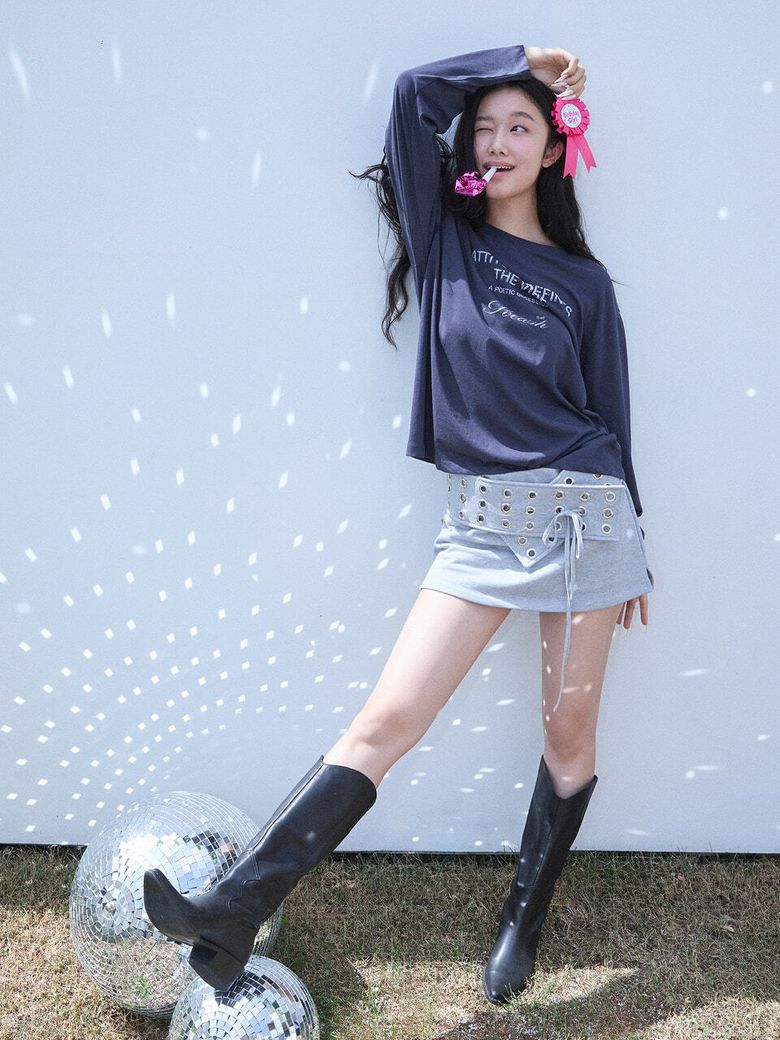 EYELET BELT SKIRT PANTS AW6AS910_12