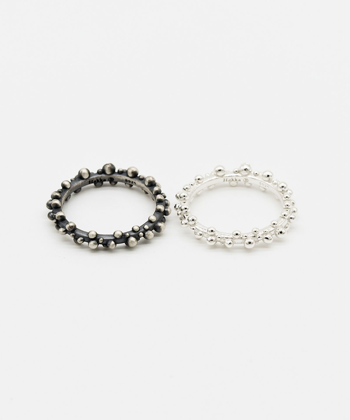 하카블랙스(HAKKABLACKS) 버블 웨이브 실버 링 (Bubble Wave Silver Ring / SRing #20R)
