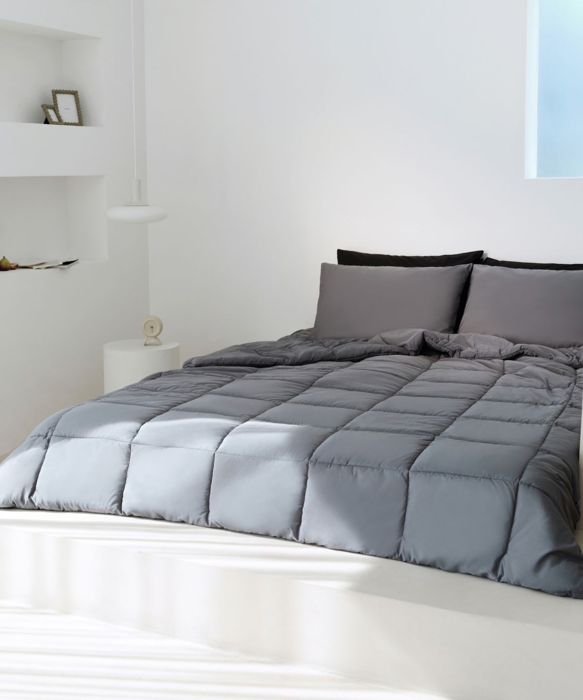 무신사 스탠다드 홈 & 프로덕트(MUSINSA STANDARD HOME & PRODUCTS) 힛탠다드 패딩 발열 차렵이불 SS [다크그레이]
