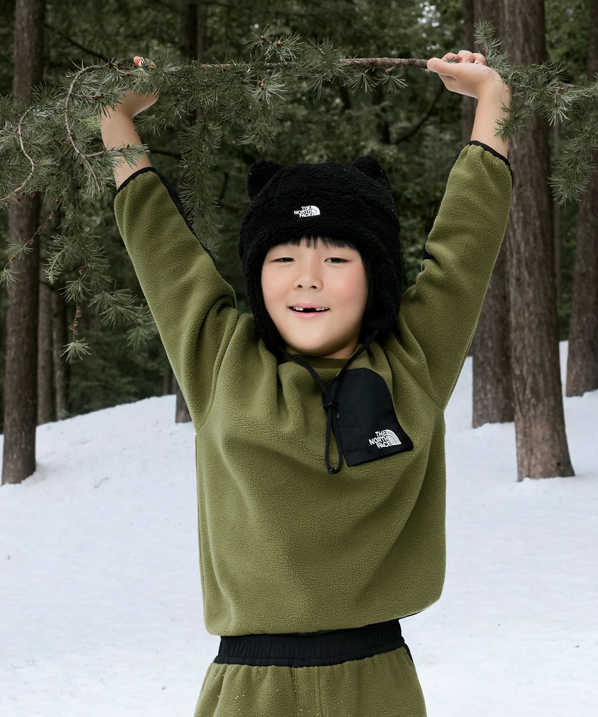 노스페이스 키즈(THE NORTH FACE KIDS) 키즈 데날리 플리스 크루넥 NM5MS53T_DOV