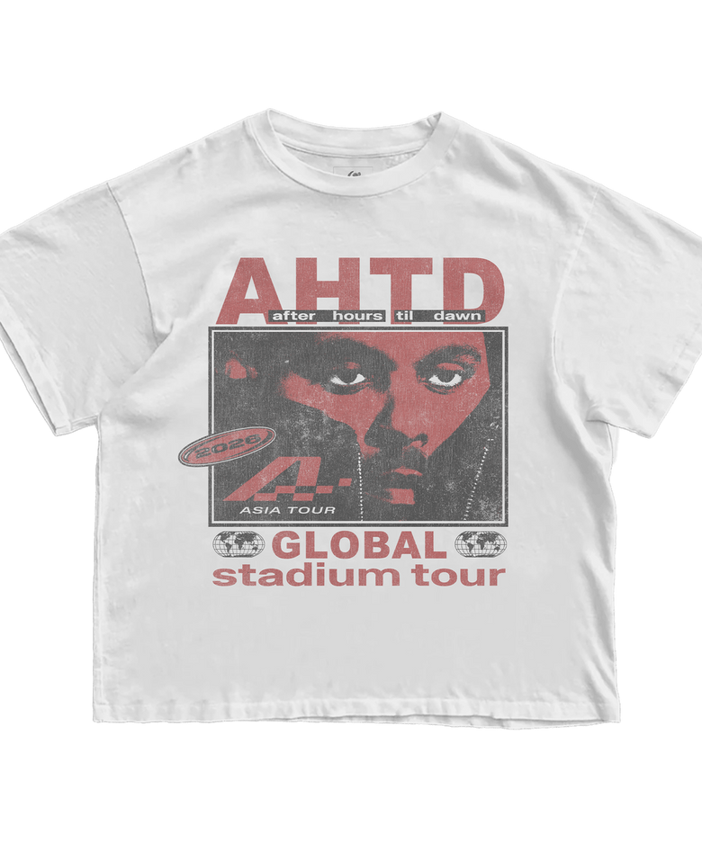 White AHTD 2026 Tour Tee