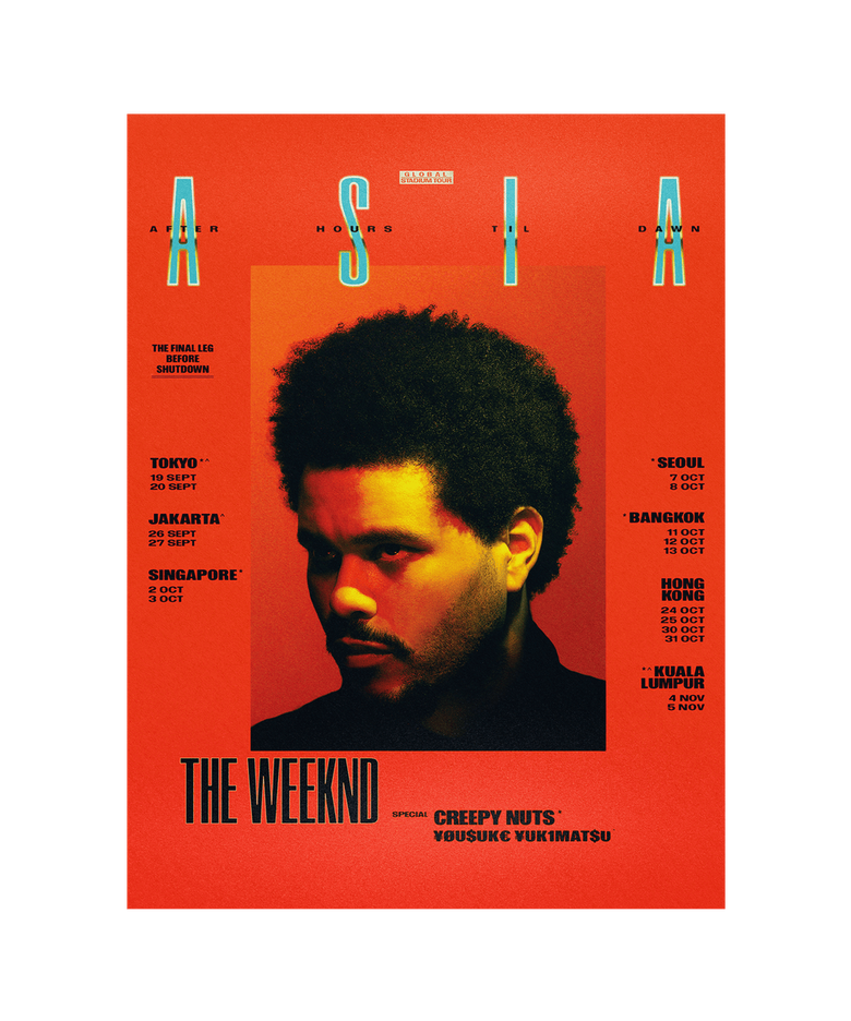 Asia Tour Poster