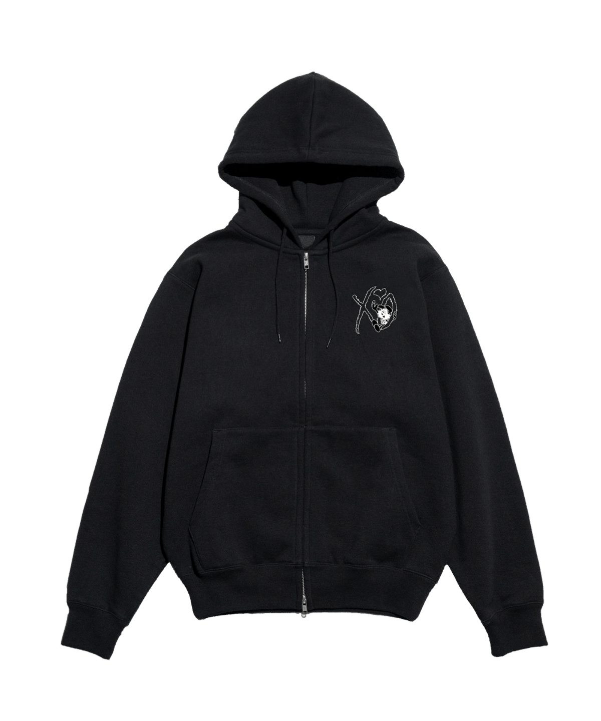 컴플렉스 코리아(COMPLEX KOREA) Verdy Pullover Hoodie XO Logo Black
