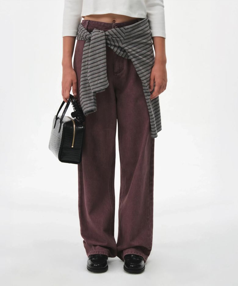 HUDSON PANTS (PLUM)