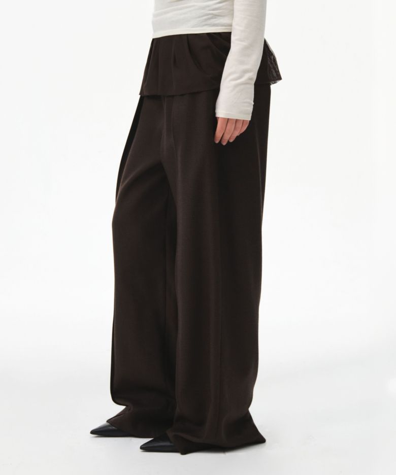 26FW MARINA PANTS (BROWN)