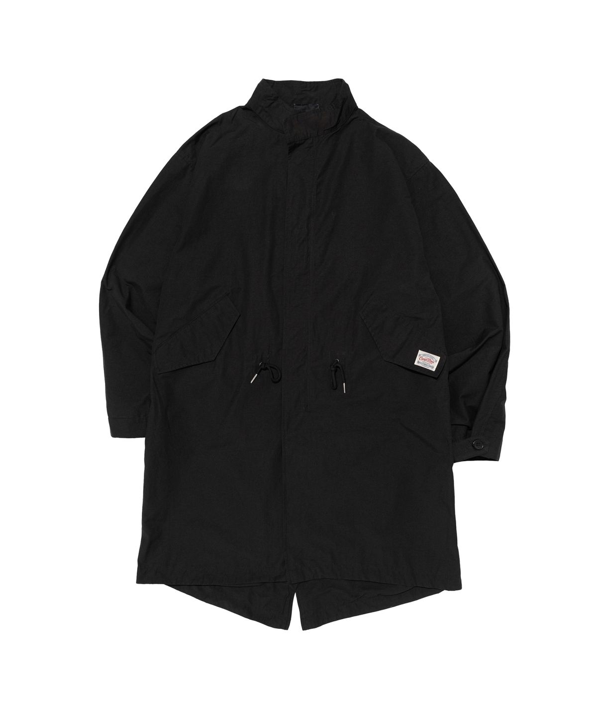 카고브로스 포 우먼(CARGOBROS FOR WOMAN) 피쉬테일 롱 야상 점퍼 (블랙)