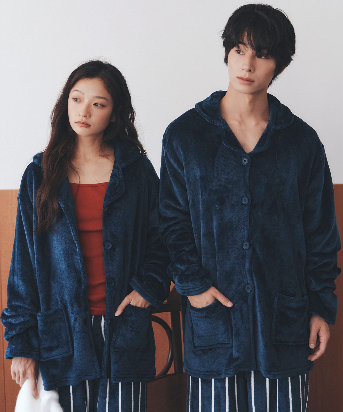 오프아워(OFFHOUR) [2SET] 딥나잇 수면 잠옷 세트