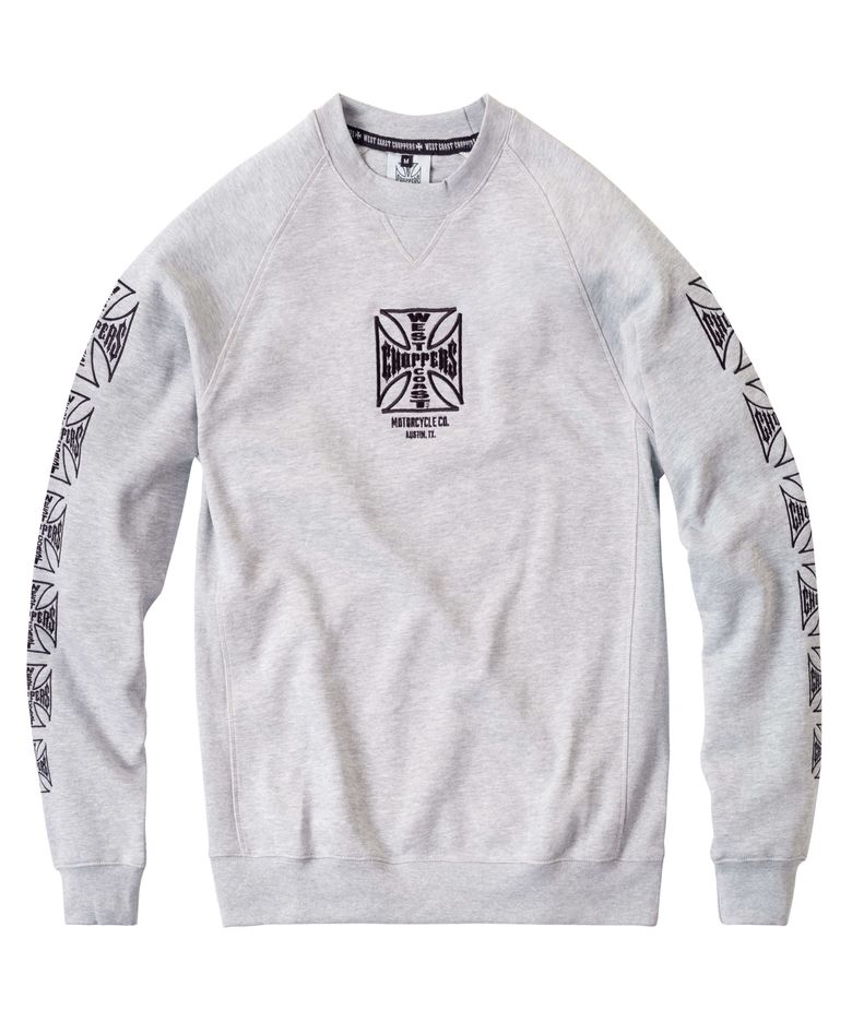 WCC DOMINATOR OVERSIZED SWEATER - HEATHER GREY