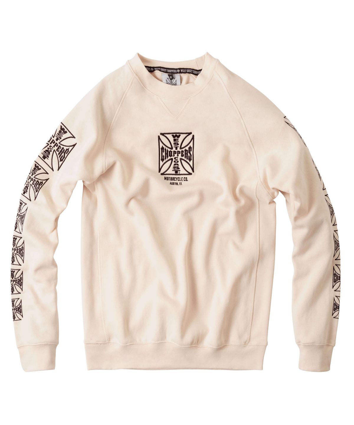 웨스트코스트챠퍼스(WEST COAST CHOPPERS) WCC DOMINATOR OVERSIZED SWEATER - BEIGE/SAND