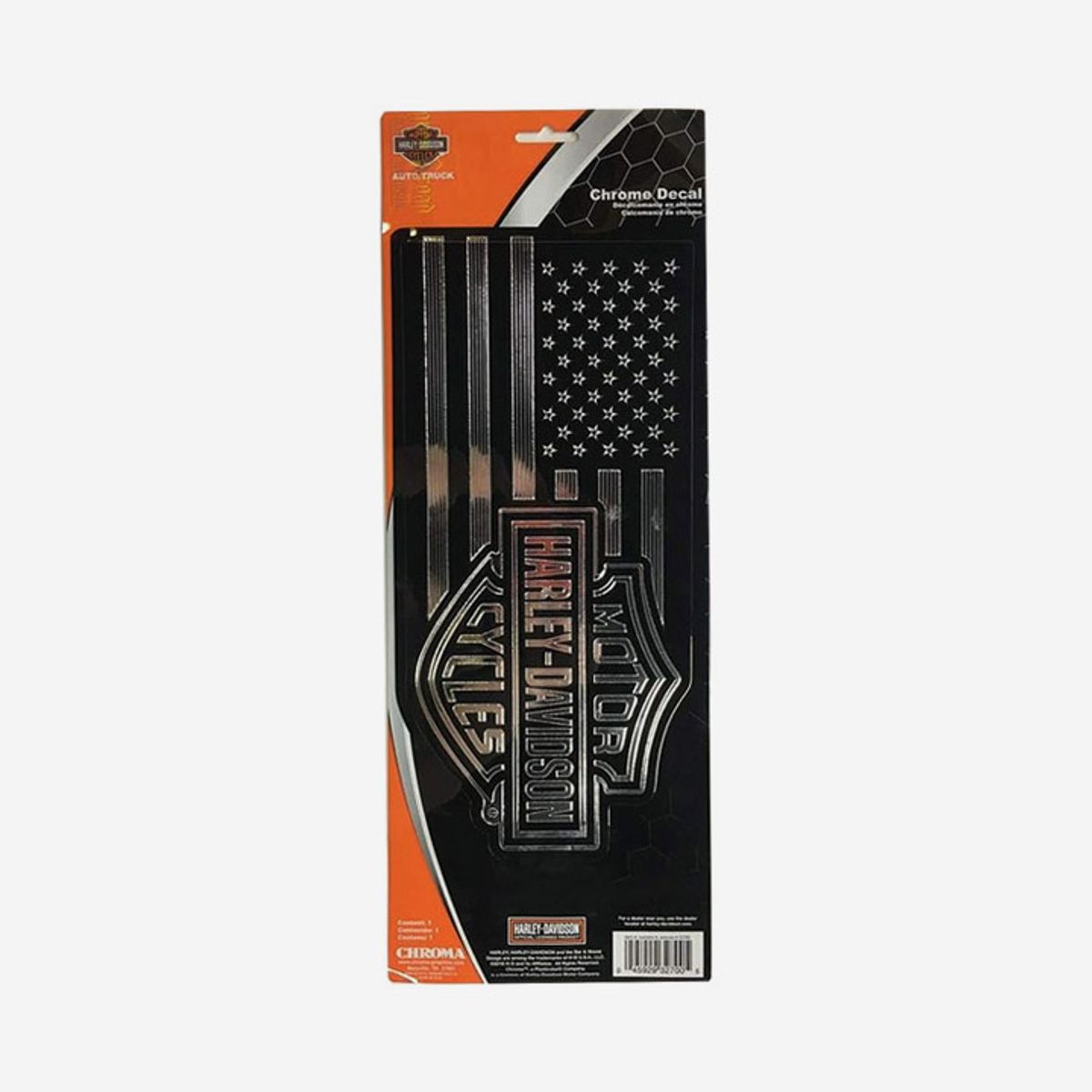 할리데이비슨(HARLEY-DAVIDSON) 바앤실드 아메리칸 플래그 크롬 데칼