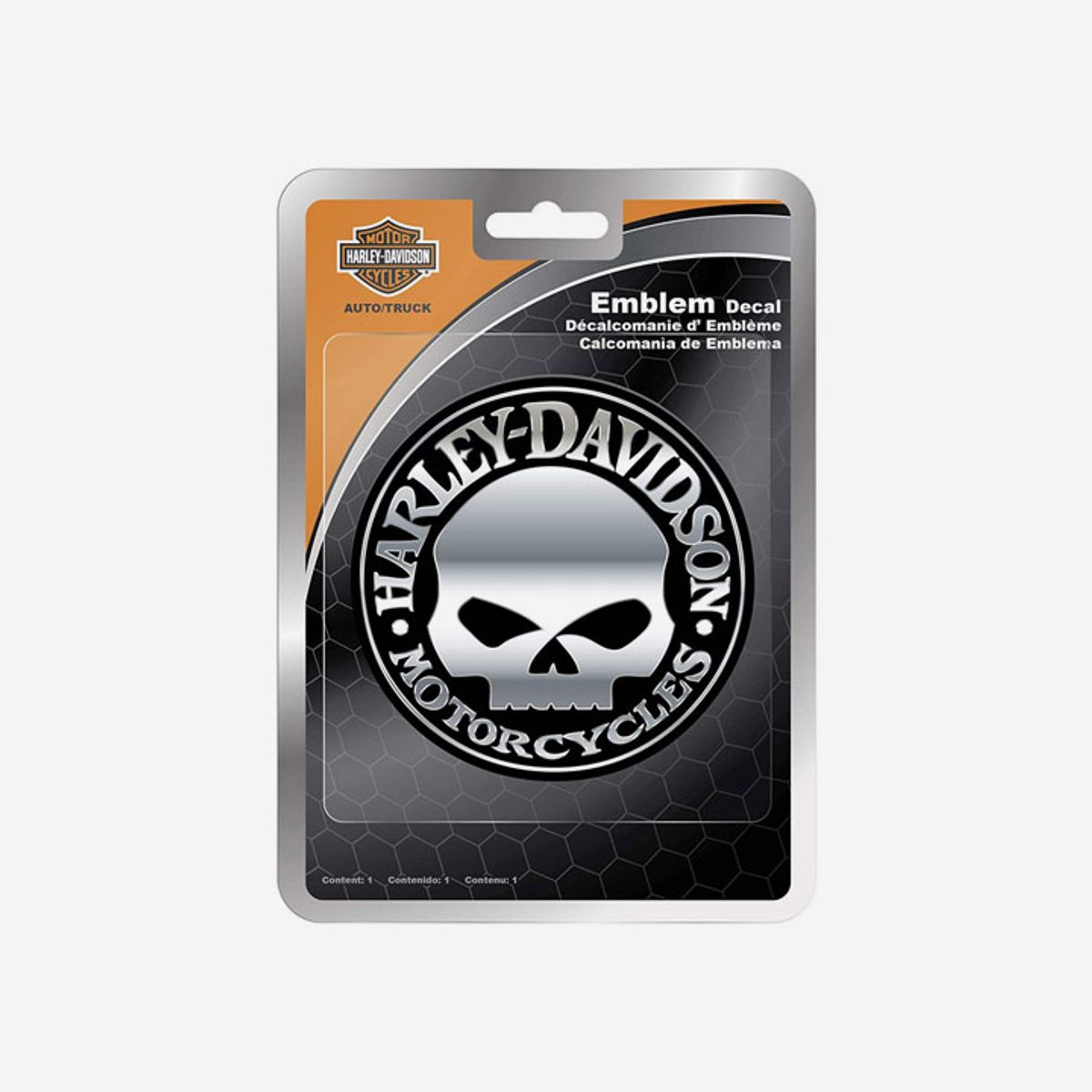 할리데이비슨(HARLEY-DAVIDSON) 스컬 로고 입체 데칼
