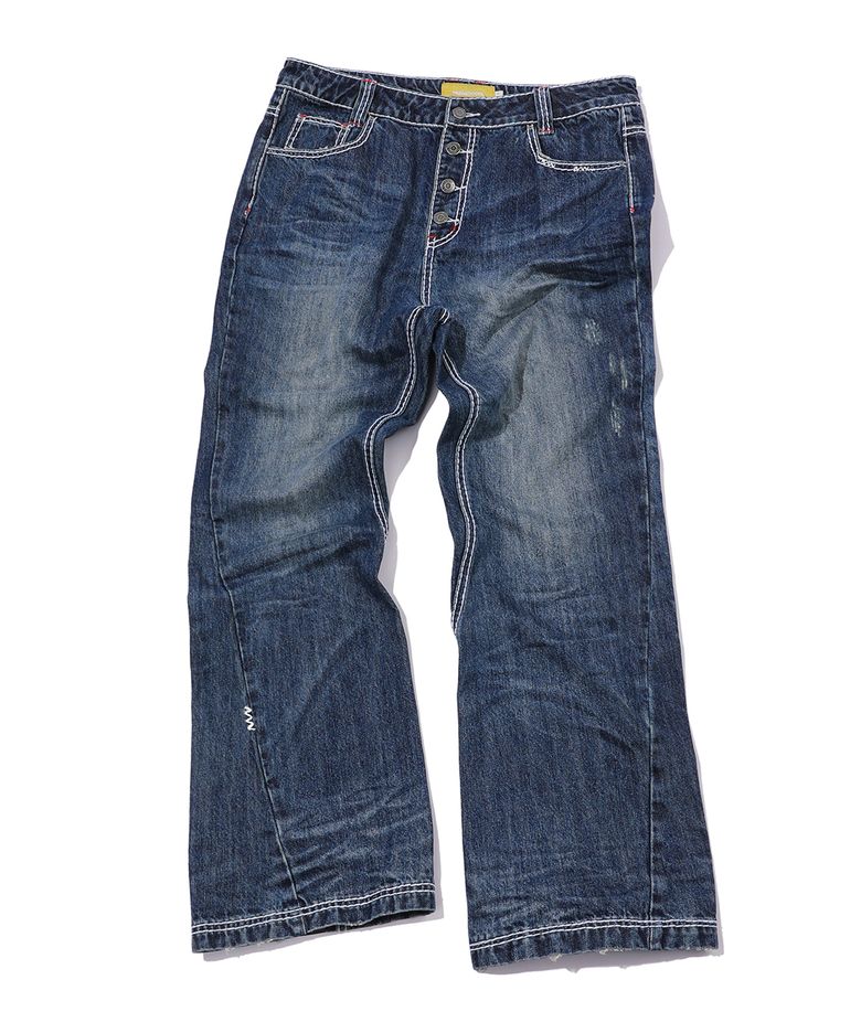 Super Stitch Denim Pants(BLUE)