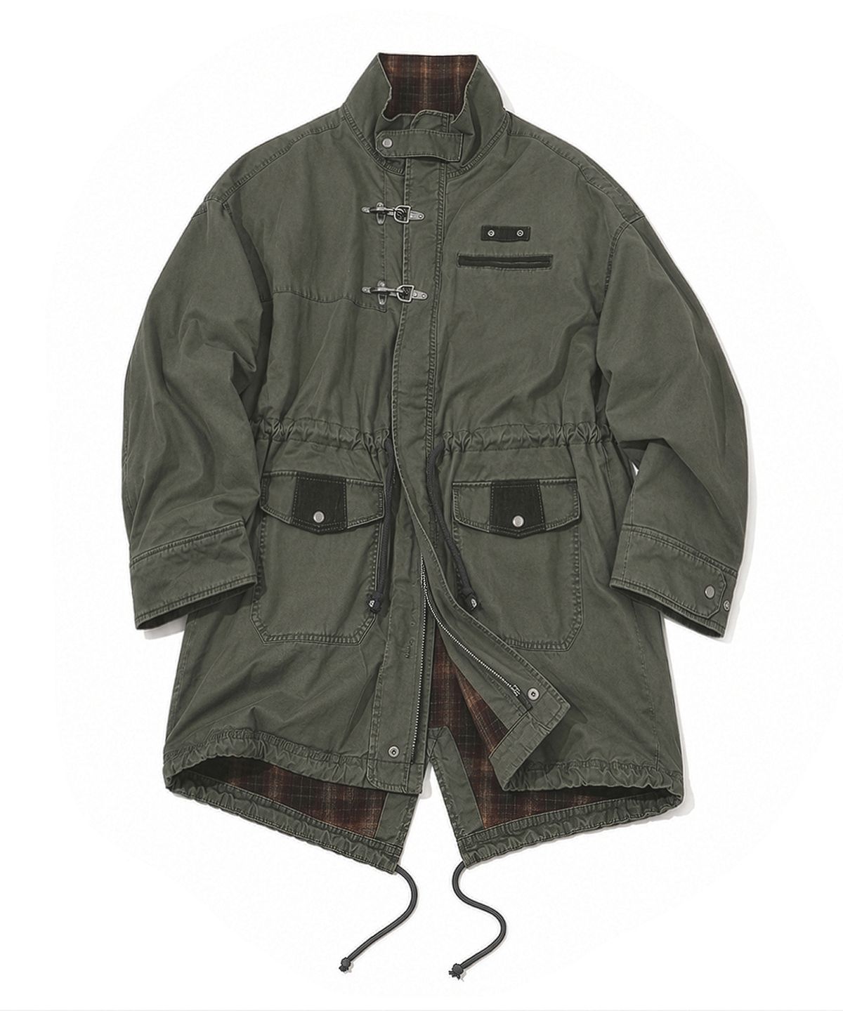 메인부스(MAINBOOTH) Dust Fishtail Jacket(KHAKI)