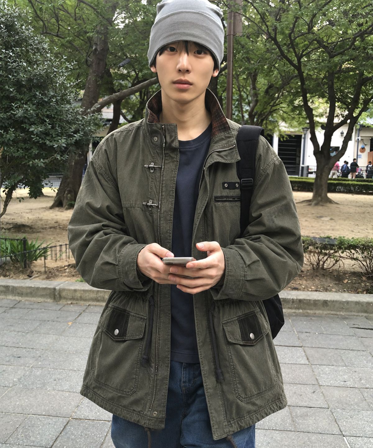 메인부스(MAINBOOTH) Dust Fishtail Jacket(KHAKI)