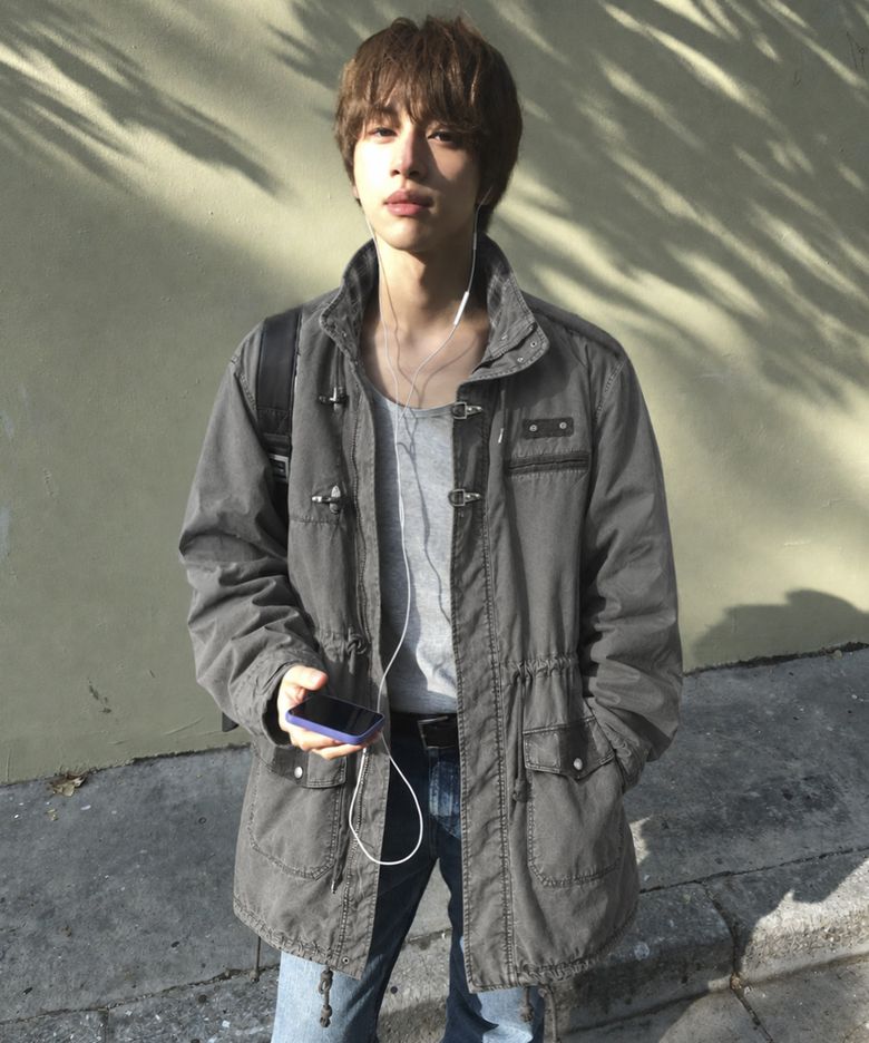 Dust Fishtail Jacket(CHARCOAL)