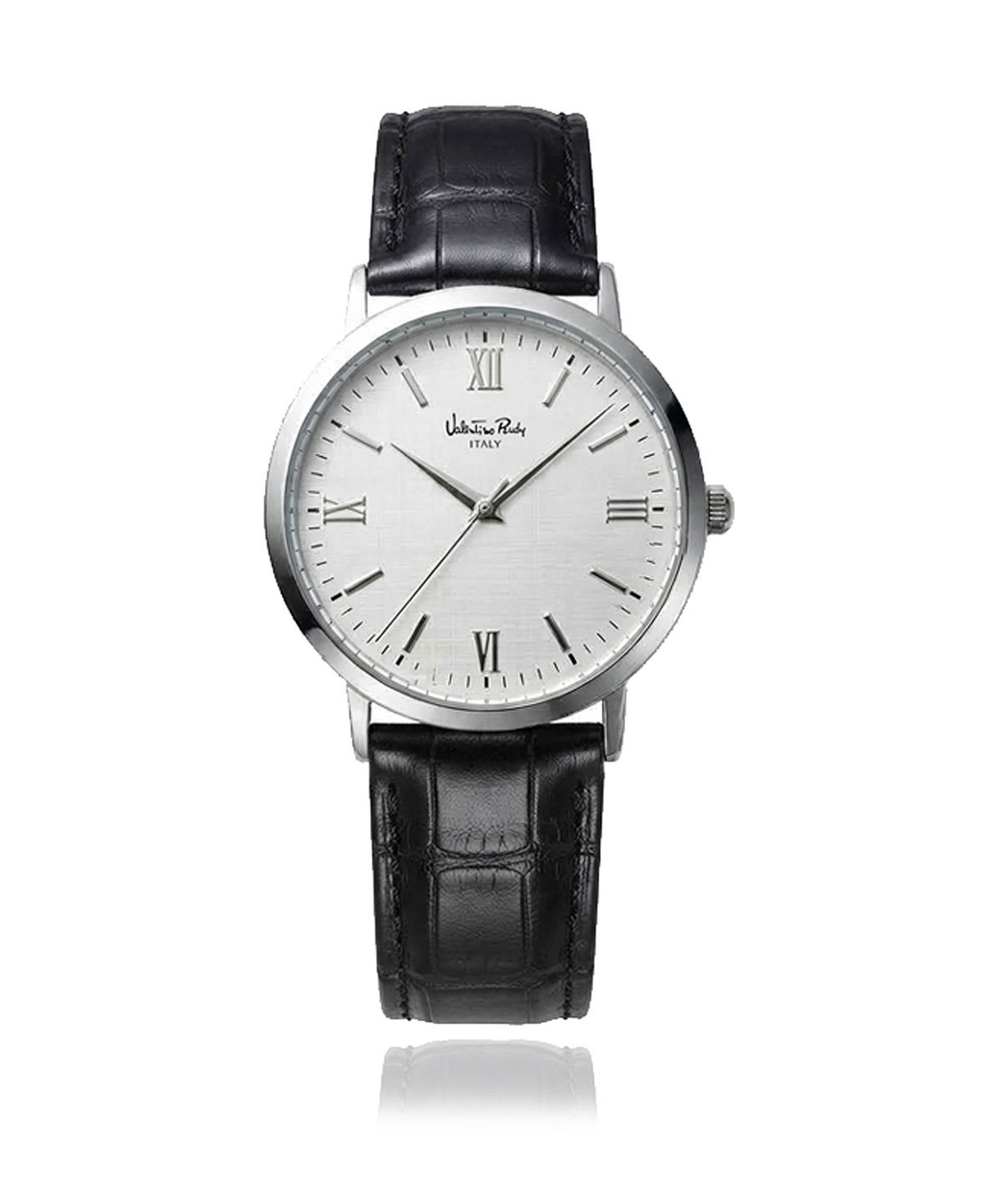 발렌티노 루디(VALENTINO RUDY) VR6592A-WTBK 클래식 남녀공용 가죽시계