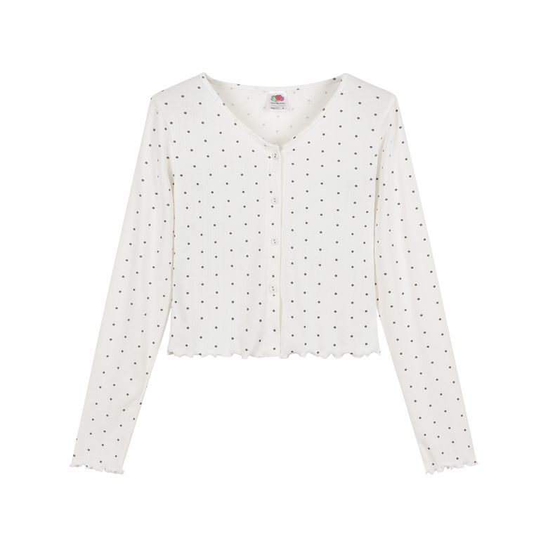 포인텔 크롭 가디건(IVORY)
