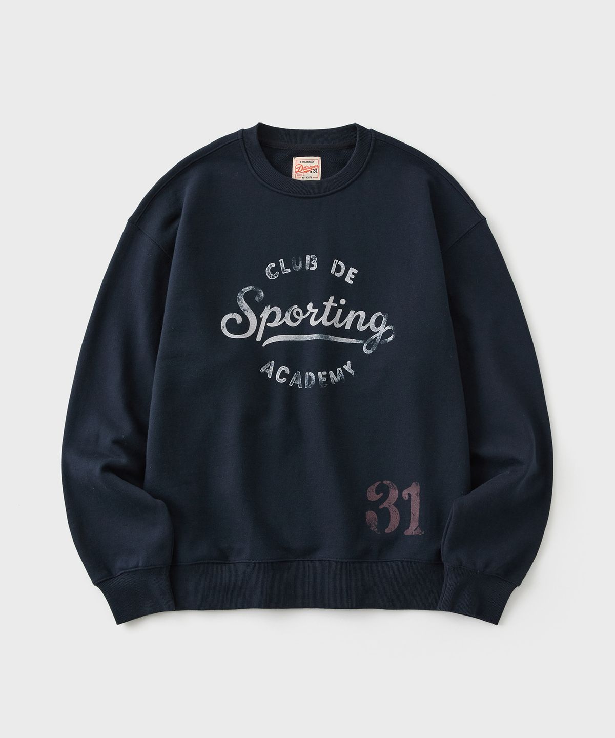 디써티원(DTHIRTYONE) A.S.G Sporting Academy 31 Sweatshirt (Navy)
