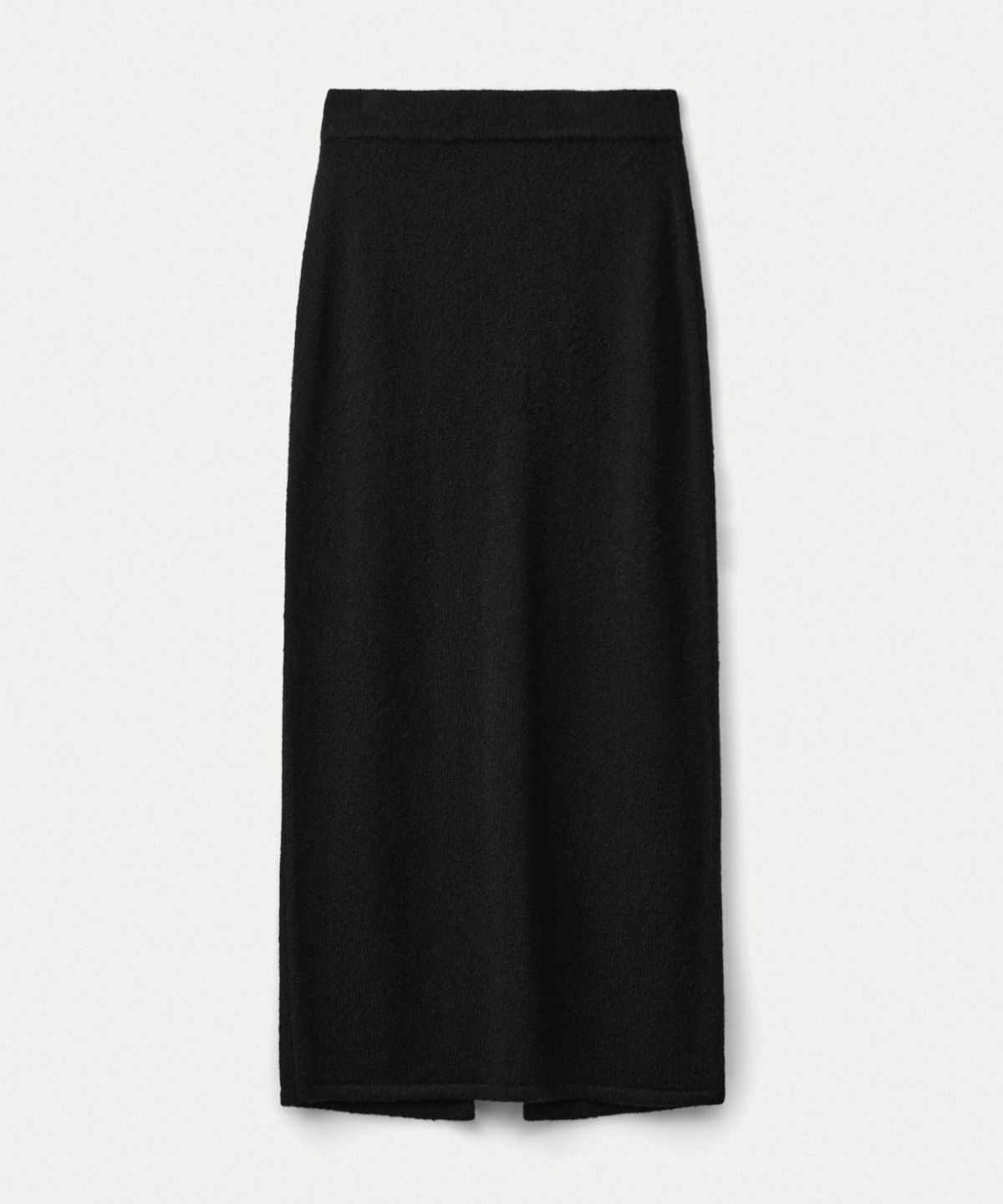 우마뭉(UMARMUNG) Baby alpaca maxi skirt_Black