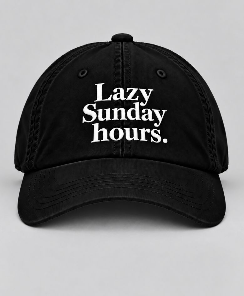 sunday hours ball cap [black]