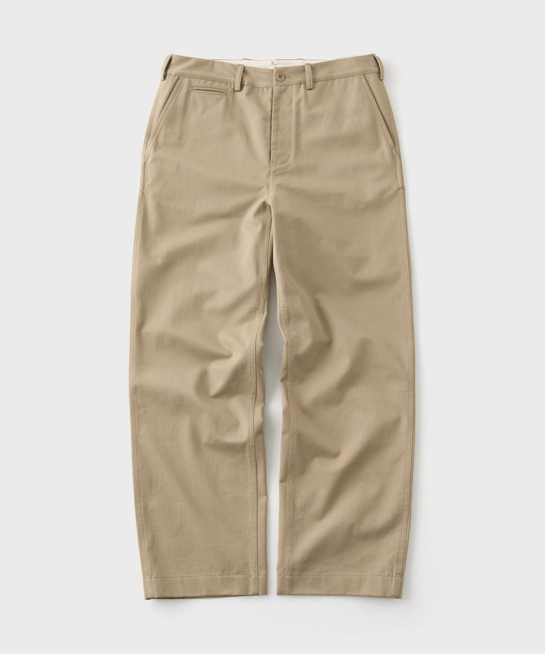 Officer Regular Chino Trousers (Beige)