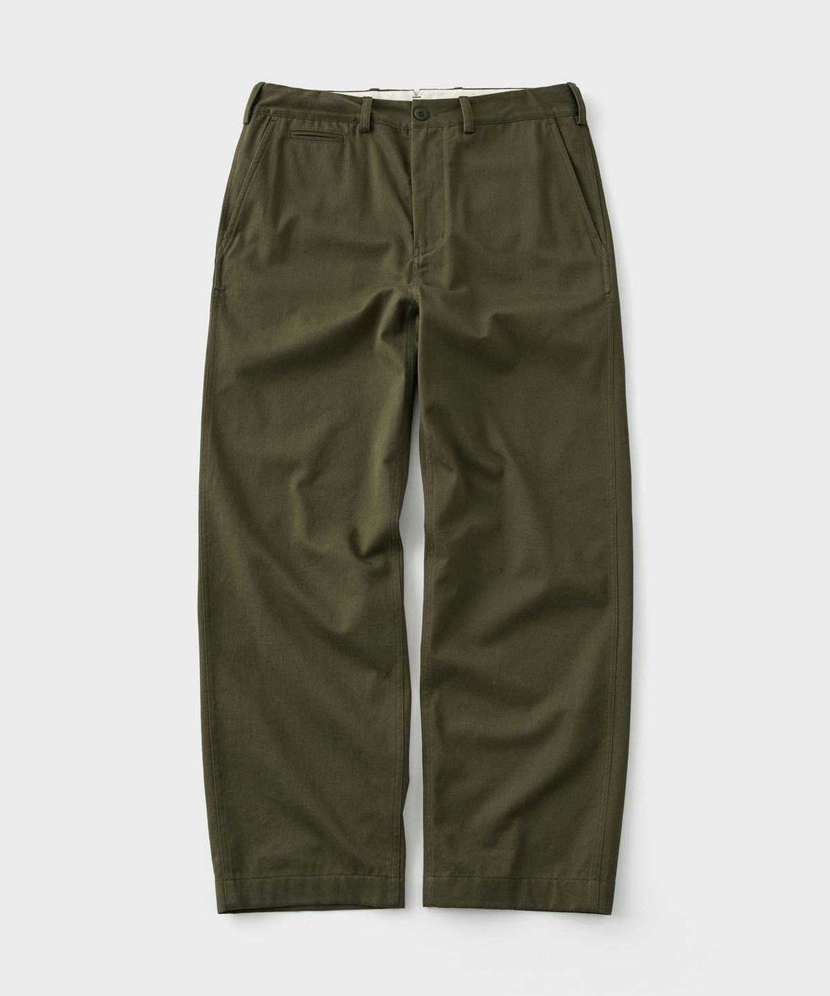 디써티원(DTHIRTYONE) Officer Regular Chino Trousers (Khaki)
