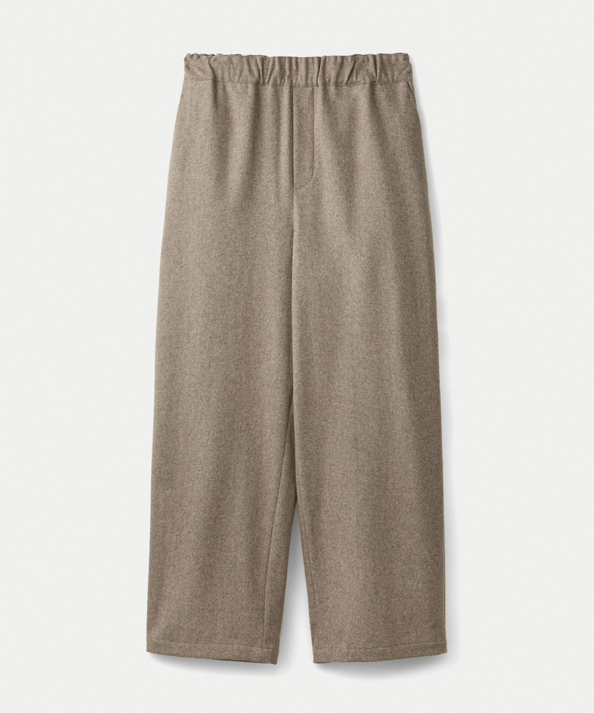 우마뭉(UMARMUNG) Wool cashmere straight pants_Hay