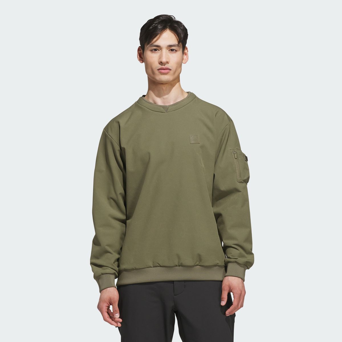 아디다스 골프(ADIDAS GOLF) Climawarm 브러쉬드 크루 탑 KH0131