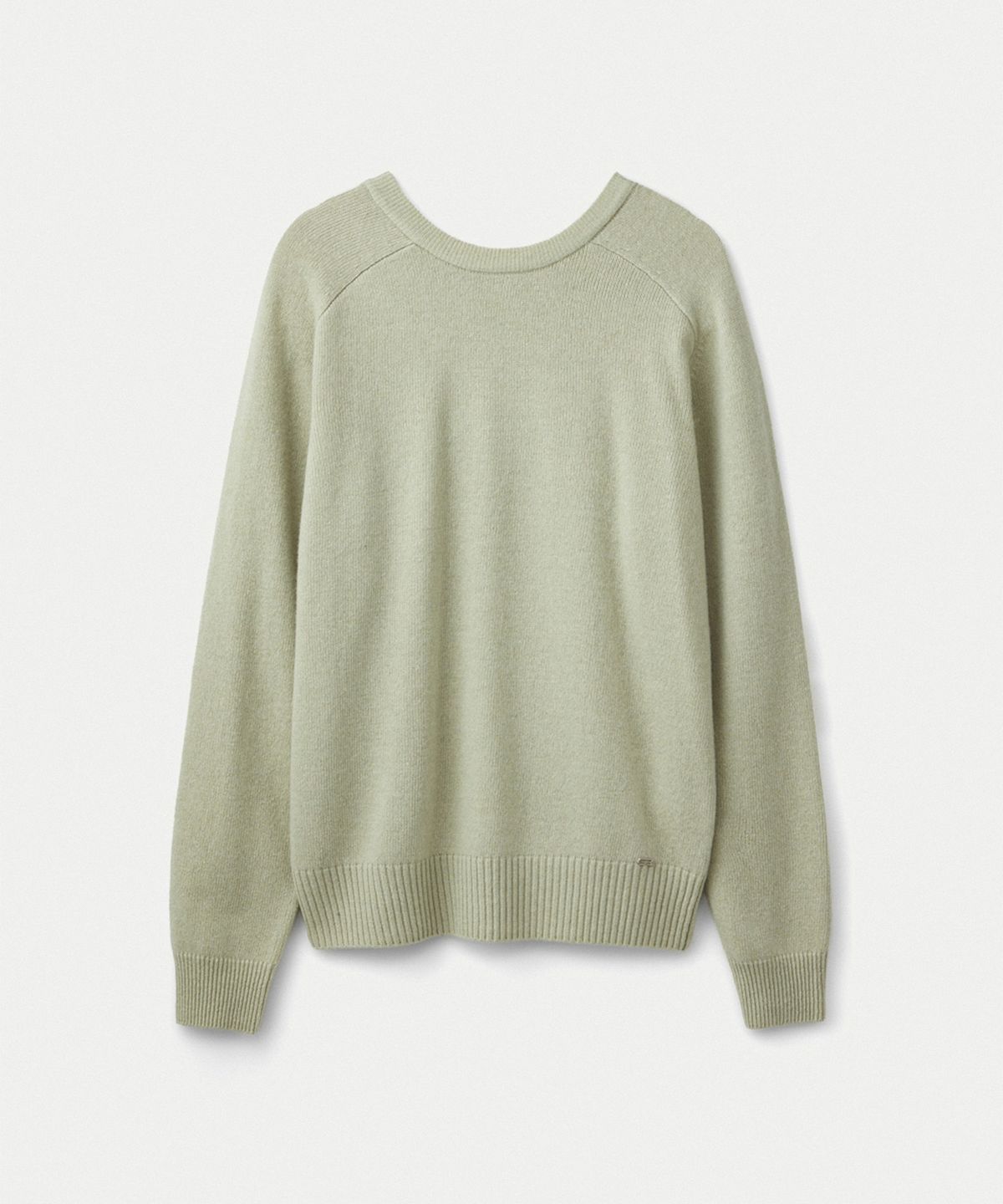 우마뭉(UMARMUNG) Super fine merino two way pullover_Mint