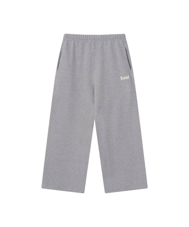 EEUT BASIC WASHED SWEATPANTS / MELANGE GRAY