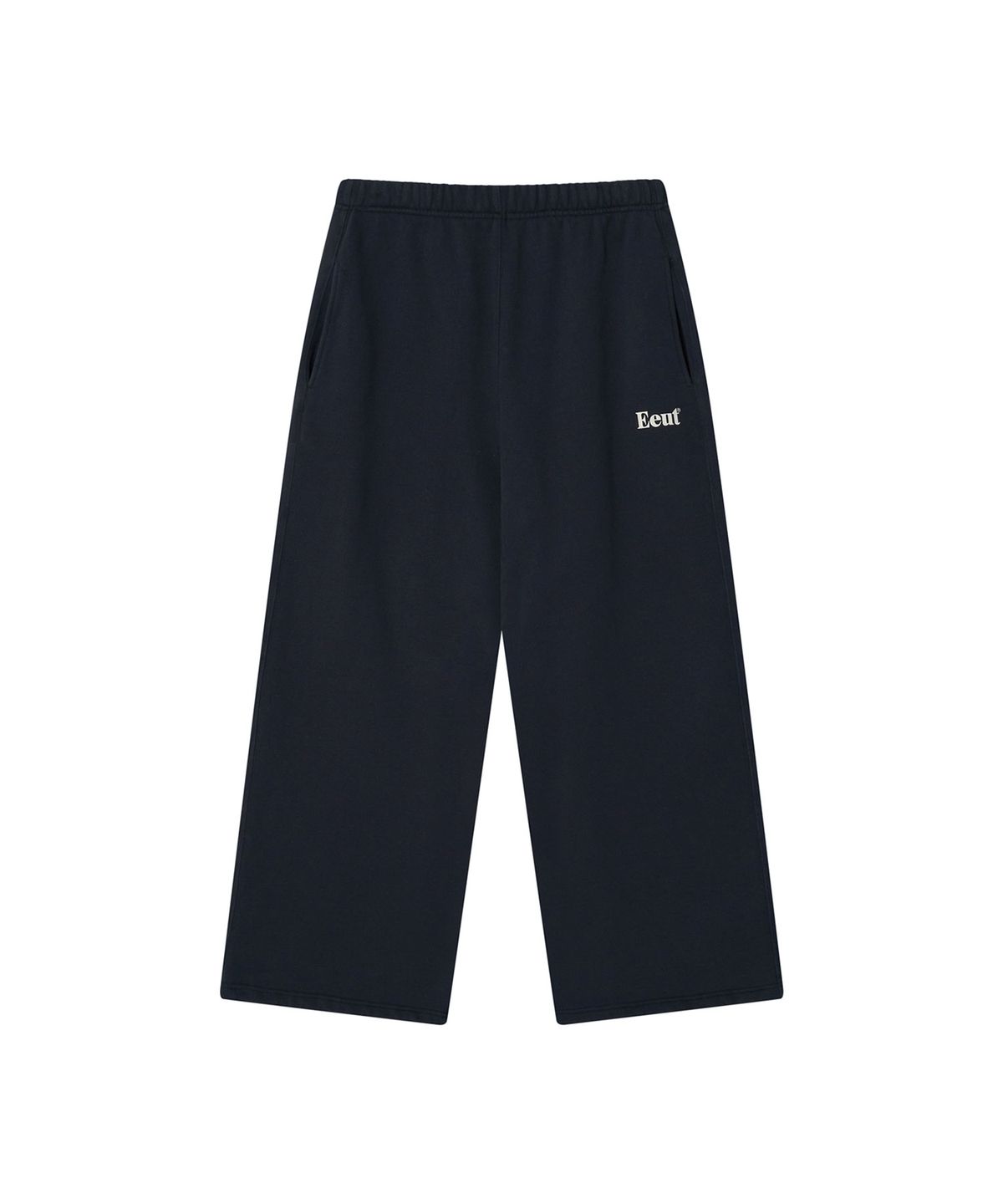 이우트(EEUT) EEUT BASIC WASHED SWEATPANTS / DARK NAVY