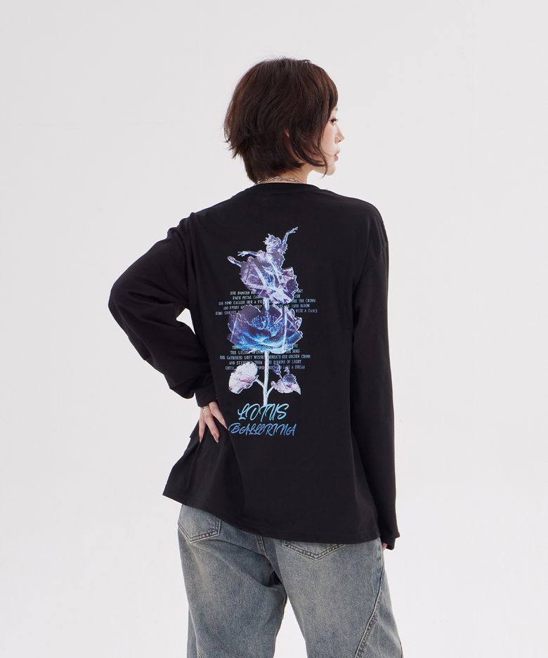 FROG PRINCESS LONG SLEEVE(BLACK)
