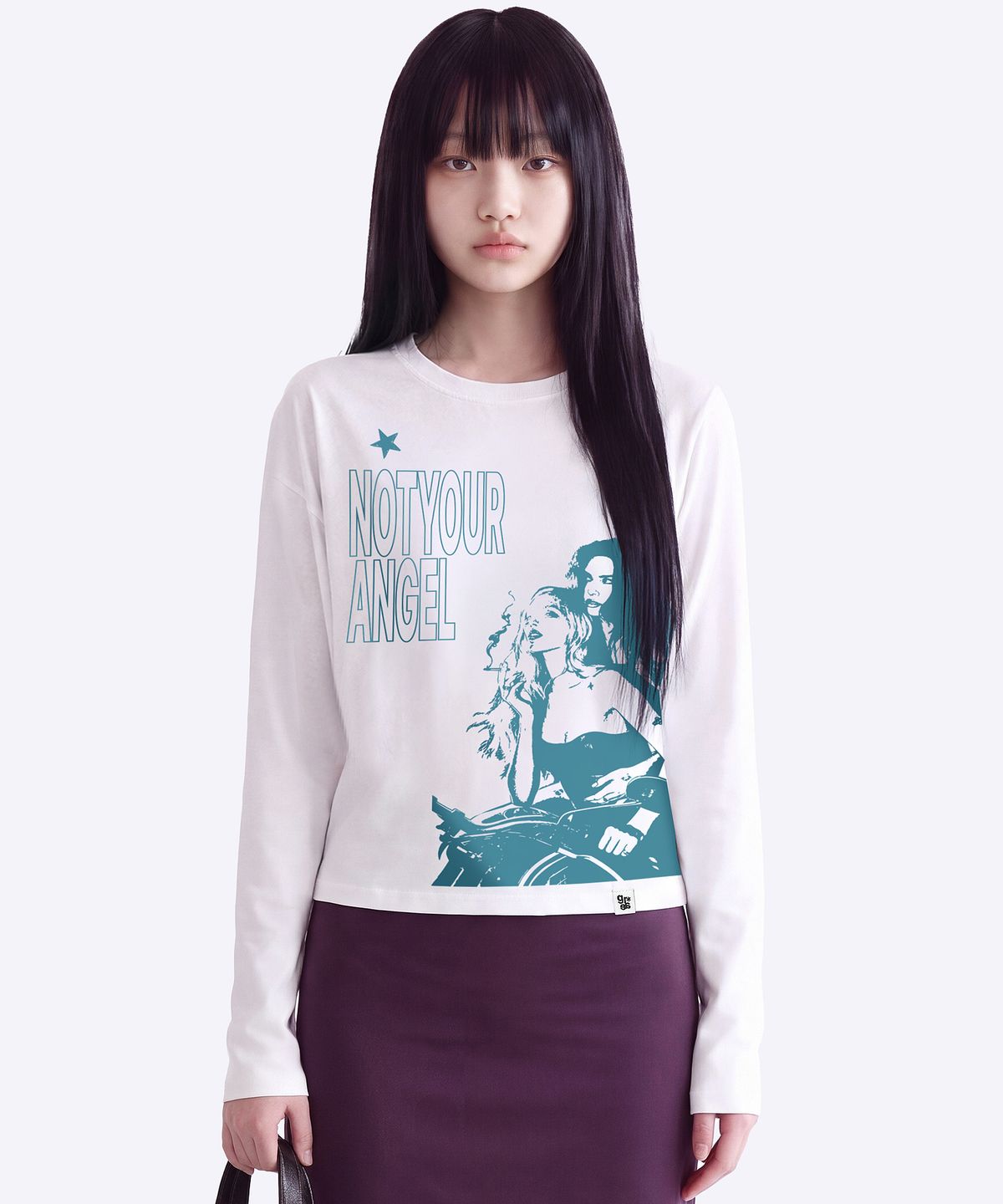 그레이버(GRAVER) [UNISEX]NOT YOUR ANGEL 롱슬리브_4color