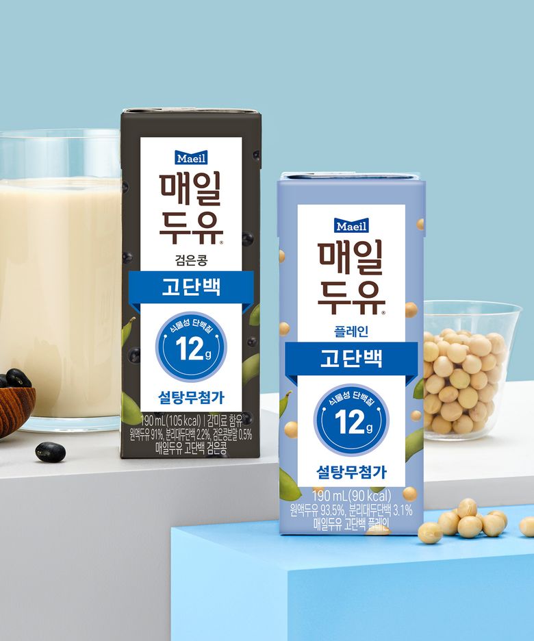 [48팩] 매일두유 고단백/ 고단백 검은콩 190ml 48팩
