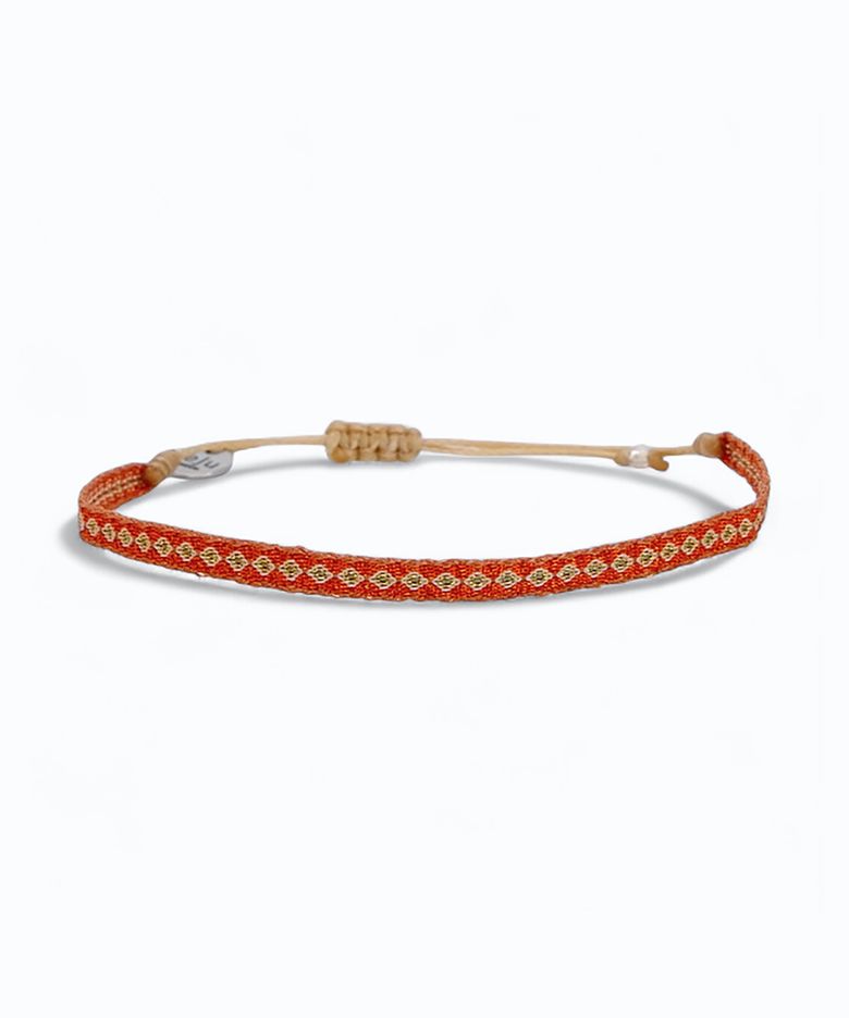 [Leju] Basic Handwoven Bracelet - Copper and Gold