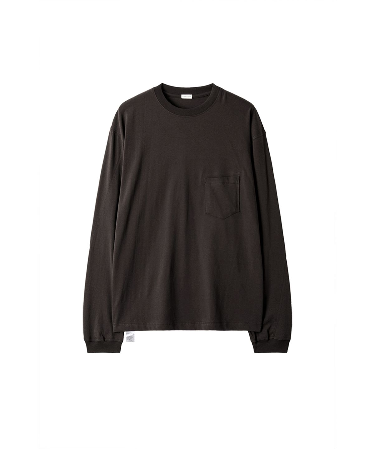 유체 프레타 포르테(YOUCHE PRET A PORTER) SI SLANT LONG SLEEVE TEE Earth Brown