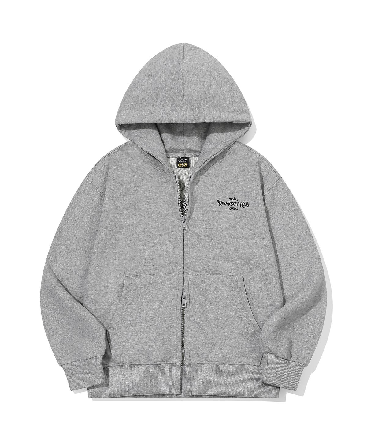 꼼파뇨 키즈(CPGN KIDS) KIDS 트렘블링 베어 자수 후드집업 그레이