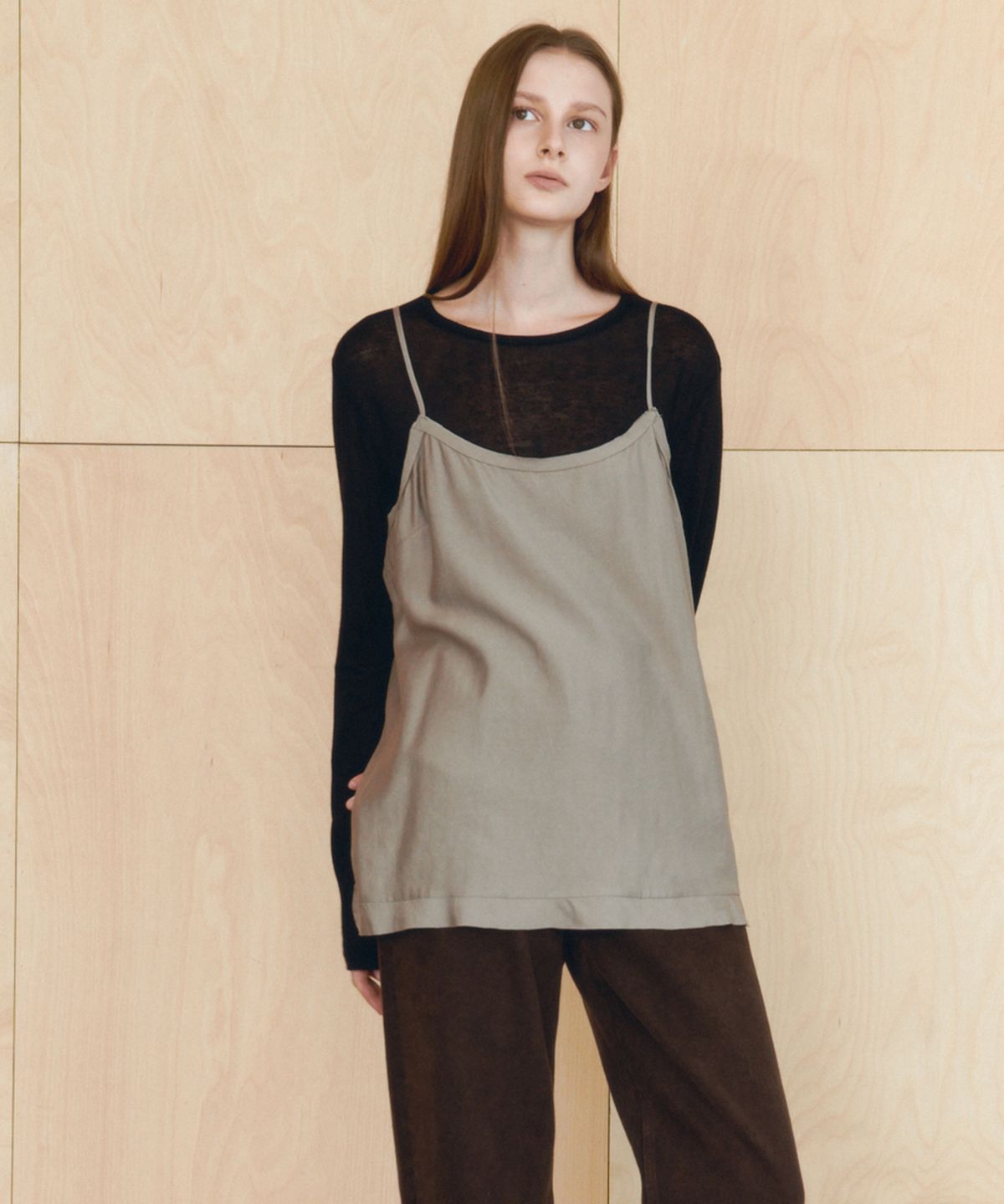 더라이(THERYE) Bustier Mini Dress(Mocha)