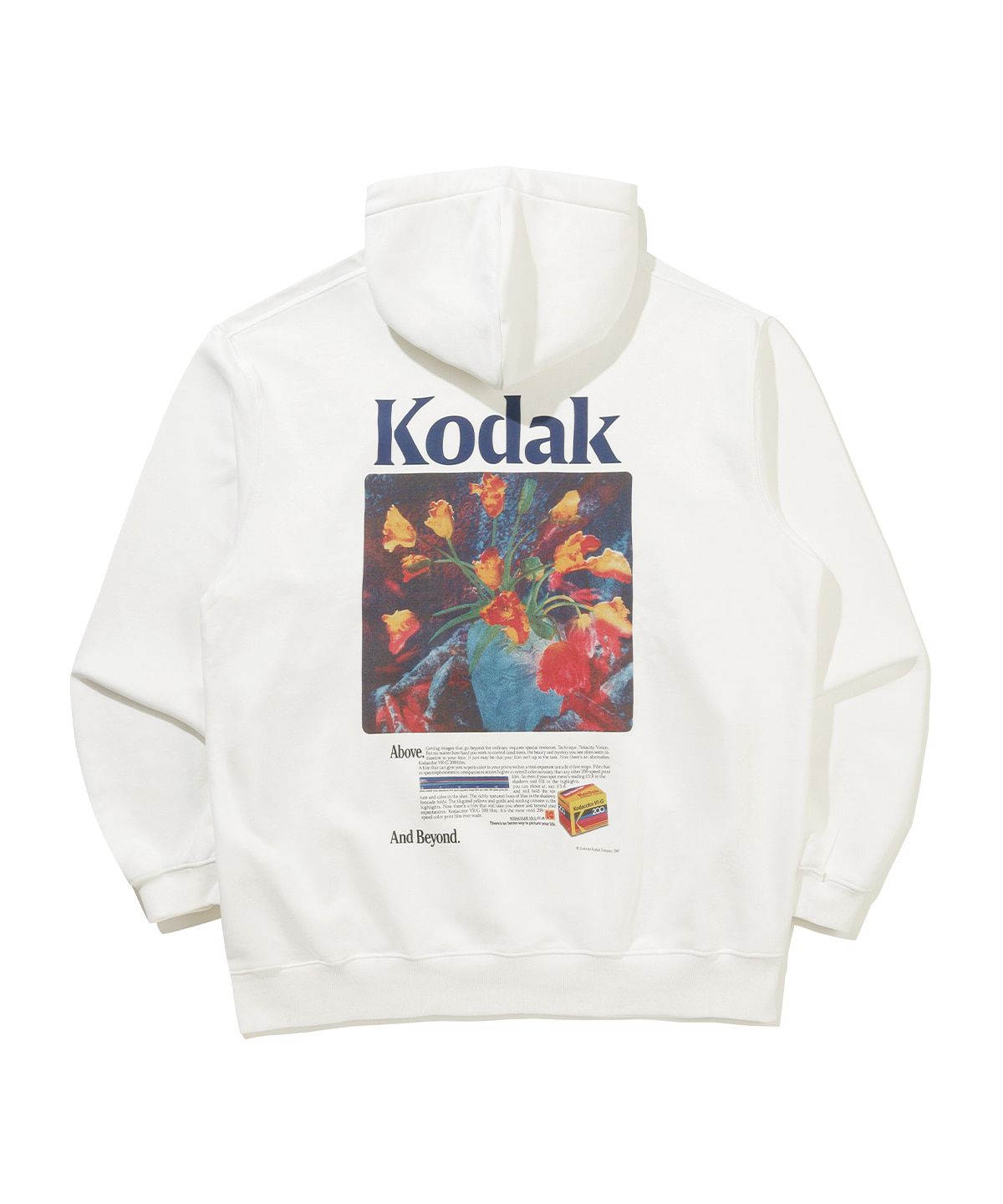 코닥(KODAK) 씨너리 후드 티셔츠 WHITE