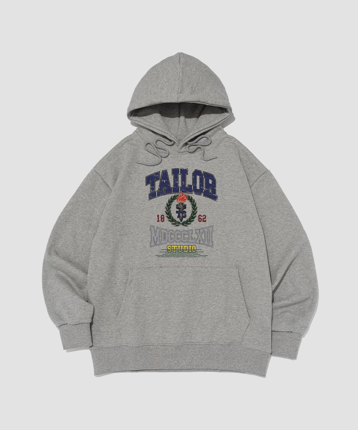 테일러 스튜디오(TAILOR STUDIO) 테일러 빈티지 크레스트 후드 (그레이)