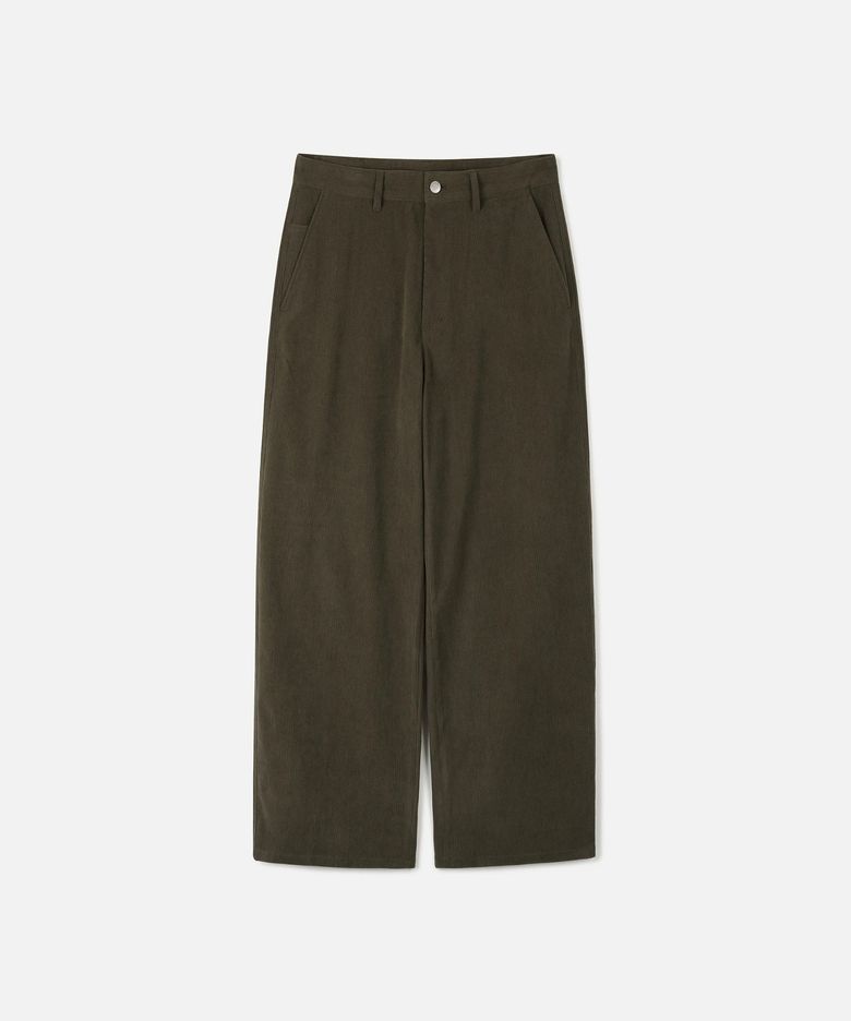 CORDUROY 와이드 팬츠 BROWN