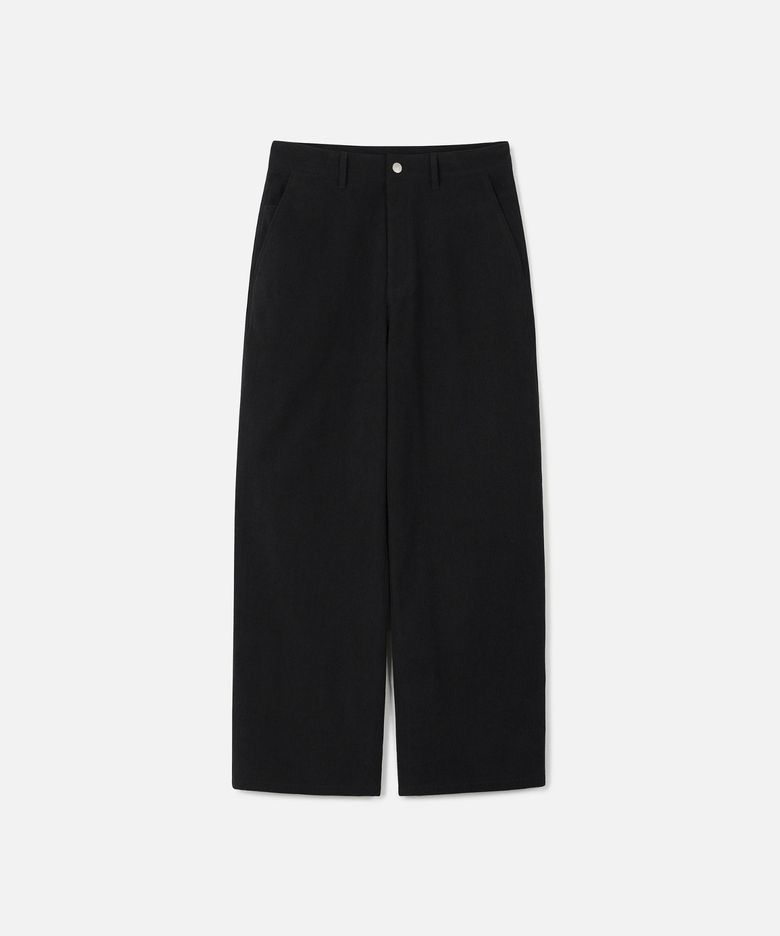CORDUROY 와이드 팬츠 BLACK