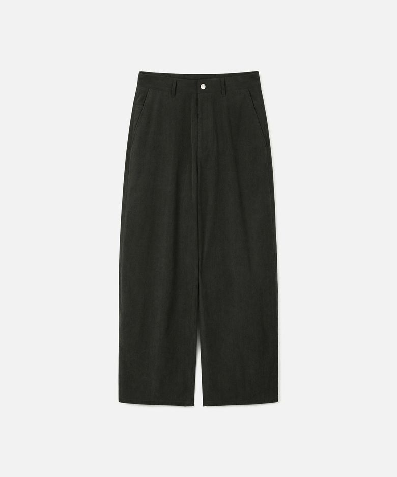 CORDUROY 와이드 팬츠 CHARCOAL