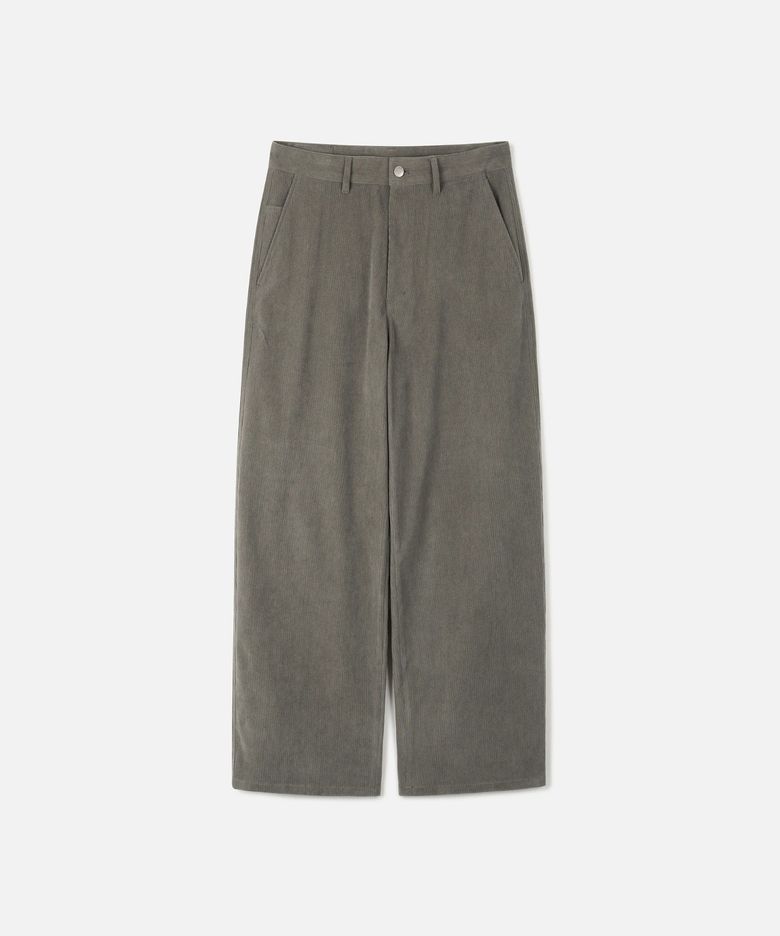 CORDUROY 와이드 팬츠 GRAY