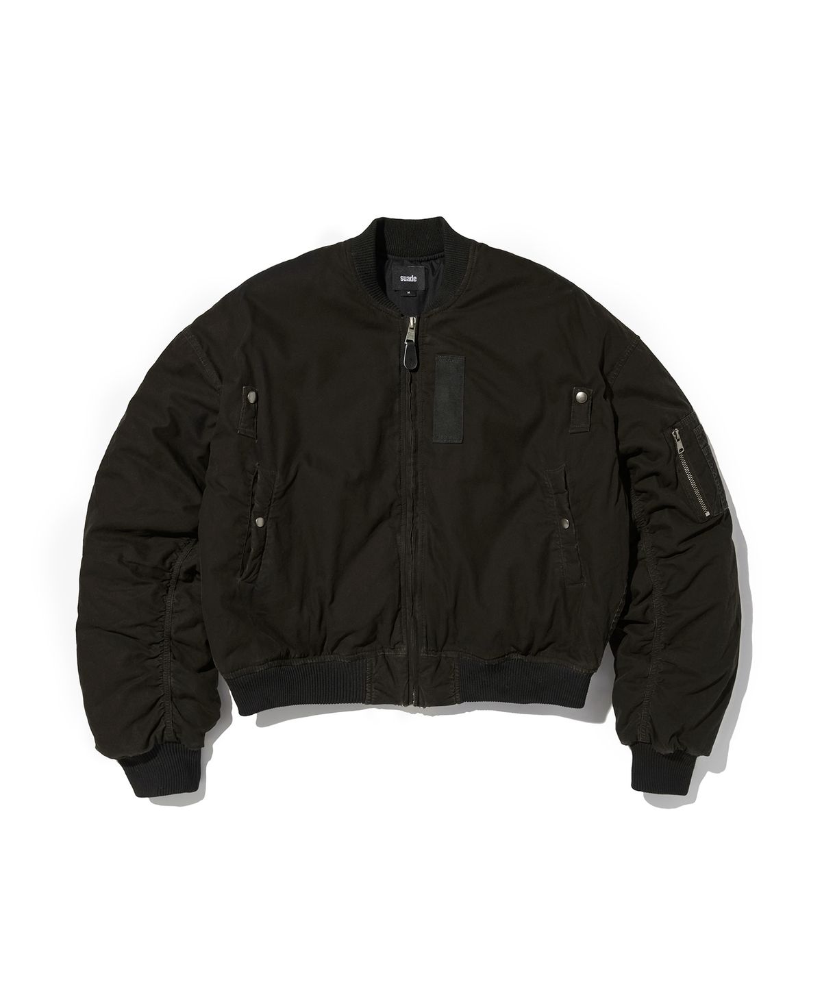 스웨이드(SUADE) WASHED MA-1 [WASHING BLACK]