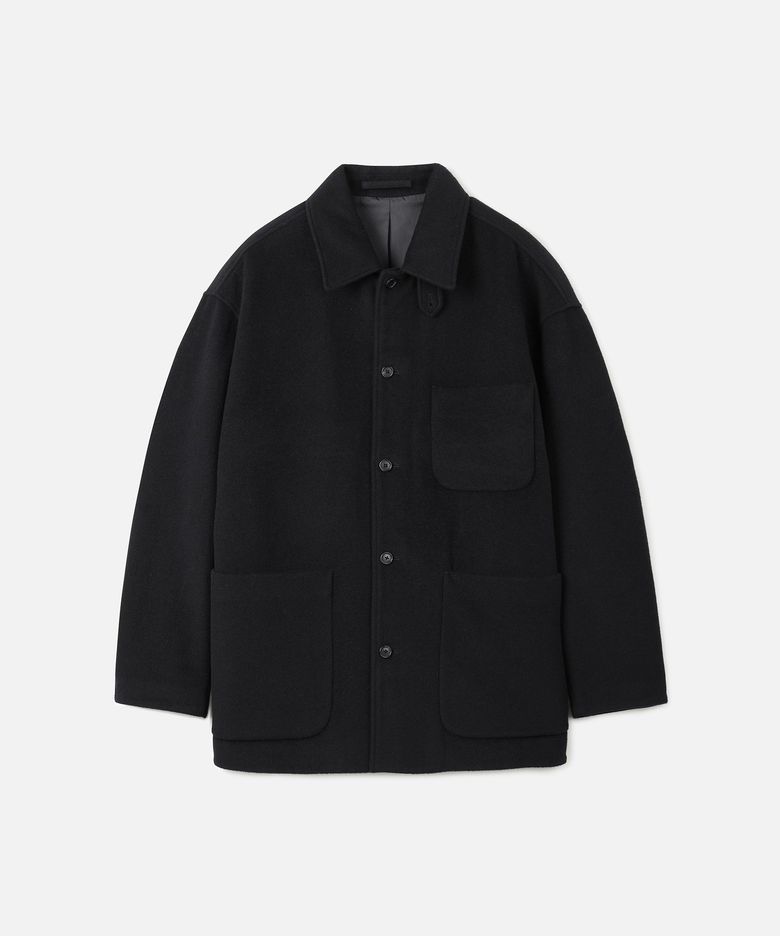 CASHMERE BLENDED 프렌치 워크 자켓 BLACK