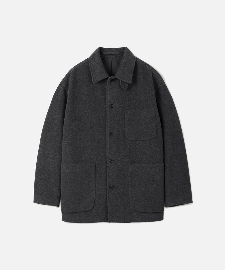 CASHMERE BLENDED 프렌치 워크 자켓 GRAY