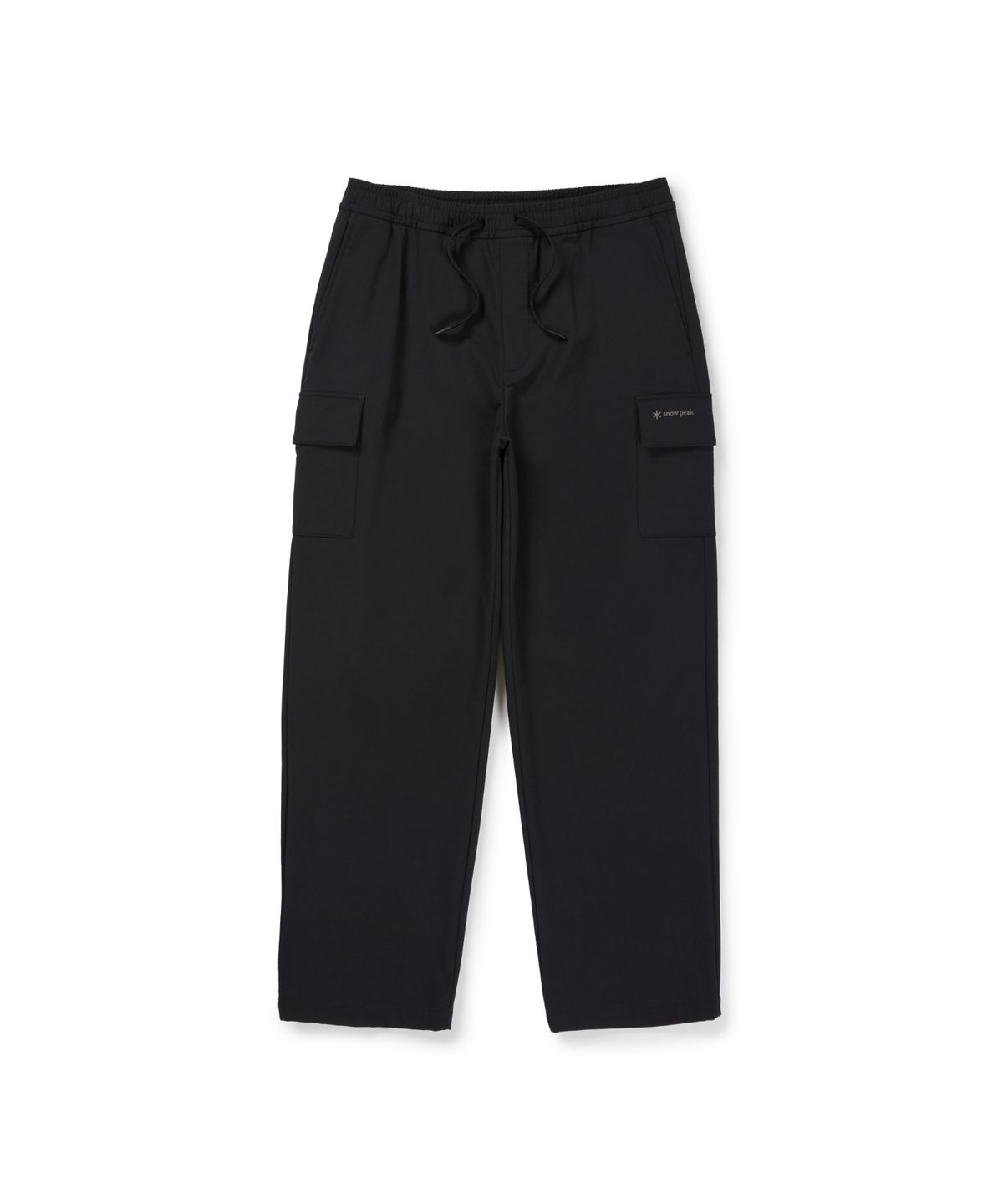 스노우피크 어패럴(SNOWPEAK APPAREL) 라고 약기모 카고 스트레이트 팬츠 (S26WMTPT36) Black